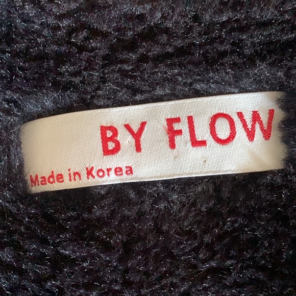 By Flow Black Belted Faux Suede & Fur Jackets - Picture 8 of 15